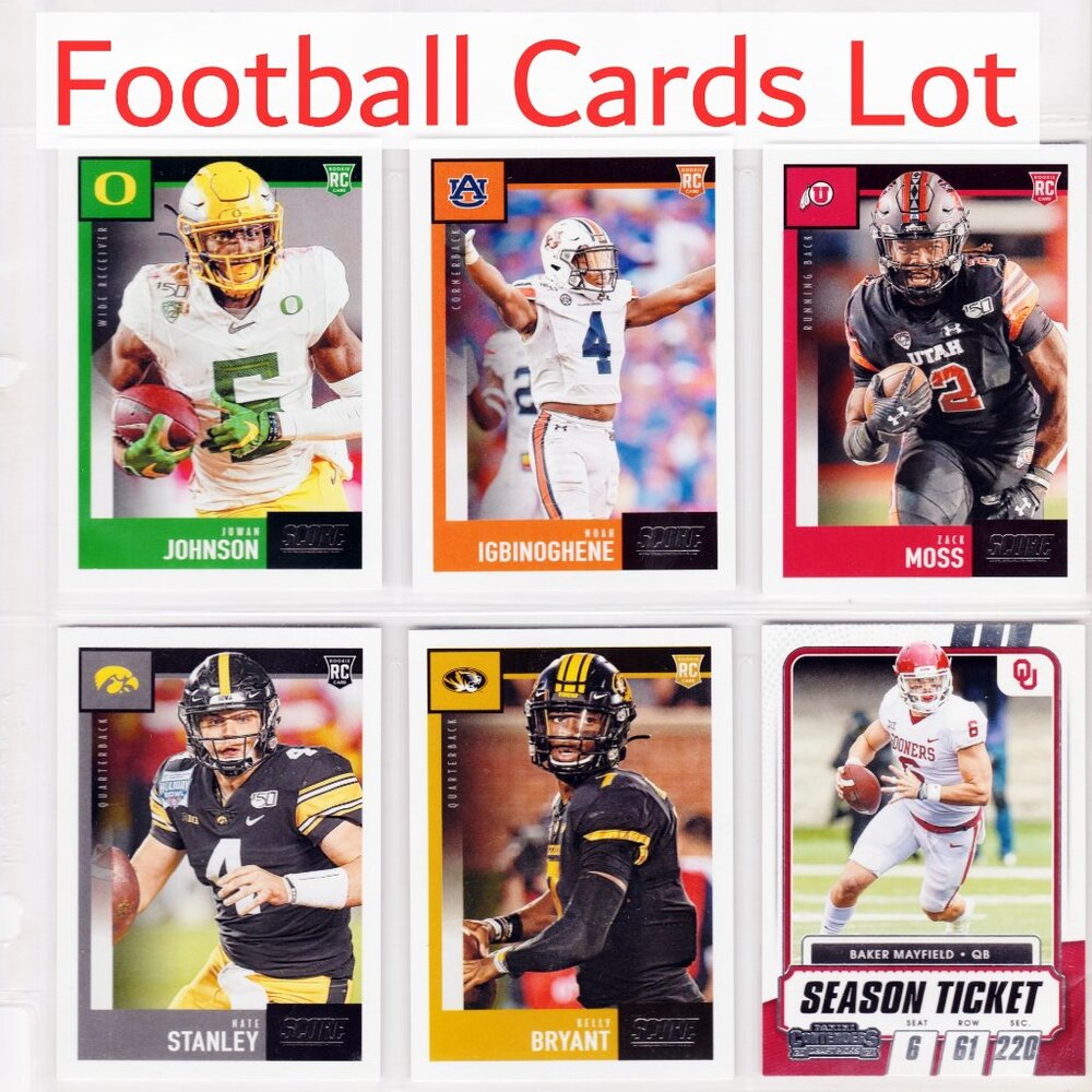 Football Cards Box Set Lot of 250